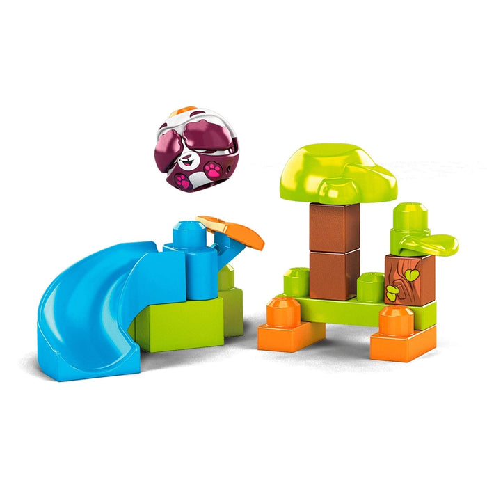 Mega, Mega Bloks Klocki A Kuku Zjeżdżalnia + Panda GKX68