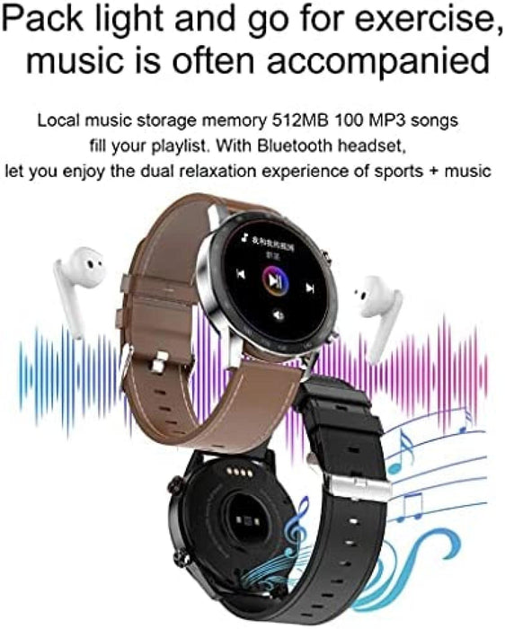 Inteligentny zegarek Bluetooth Połączenia Muzyka Inteligentny zegarek, monitorowanie stanu fizycznego, licznik kroków kalorii zegarek sportowy A, A
