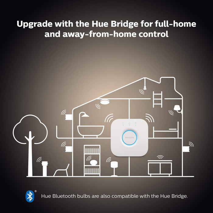 Philips Hue Filament White Ambiance Inteligentna żarówka LED E27 7W A60, retro żarówka Edisona, ciepłe białe światło, możliwość przyciemniania