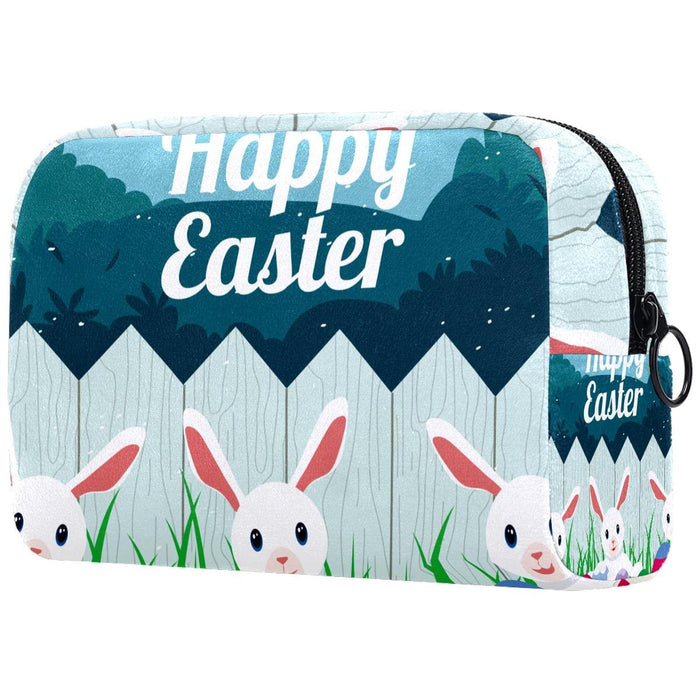 Kosmetyczka torba toaletowa torba podróżna Happy Easter Bunny jajko słodkie króliki