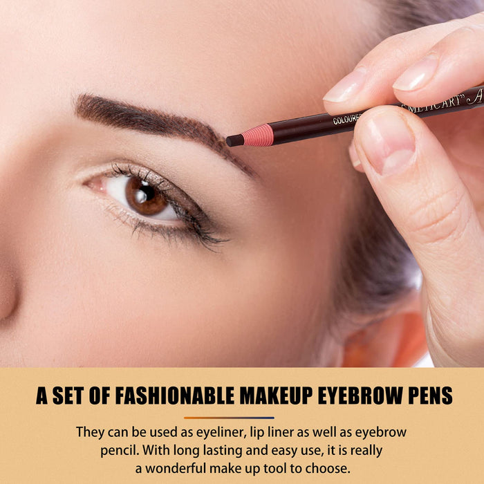 FRCOLOR 10 Sztuk Kobiety Kosmetyczne Brwi Kredki Do Dziewczyna Makijaż Brwi Rysunek Ołówki