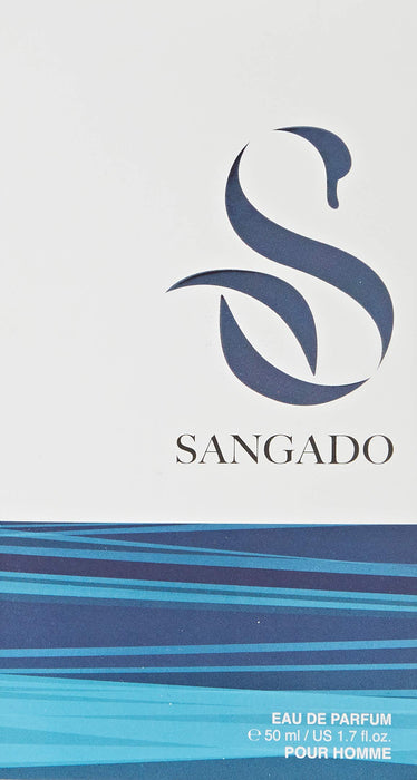 SANGADO Atlantis Perfume for Men, 8-10 hours long-Lasting, Luxury smelling, Chypre Fruity, Fine French Essences, Extra-Concentrated (Eau de Parfum), Classy, Seductive, Ideal Gift for Men, 50 ml Spray