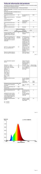 LE Żarówka LED E27, 3,8 W, 250 lumenów, 2700 kelwinów ciepła biel odpowiada żarówce 25 W, kąt świecenia 180°, opakowanie 5 sztuk