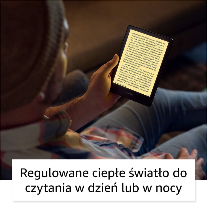 Kindle Paperwhite (8 GB) – teraz z wyświetlaczem 6,8" i regulowanym podświetleniem w ciepłym kolorze – bez reklam