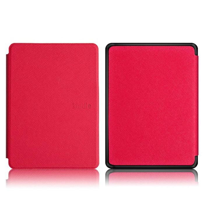 XINJIEJIE Czerwone etui do Kindle Youth Edition 2019 czytnik e-booków z klapką ultralekka magnetyczna obudowa inteligentna osłona ochronna z automatycznym budzeniem/uśpieniem do modelu J9G29R