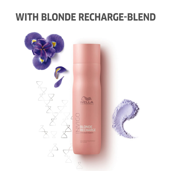 Wella Professionals Invigo Recharge Color Refreshing Shampoo Cool Blonde, 250 ml
