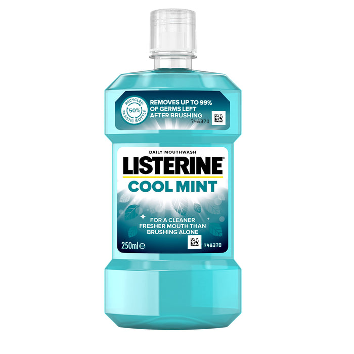LISTERINE® Mouthwash/płyn do ust Cool Mint 250 ml/antybakteryjny/płyn do płukania ust