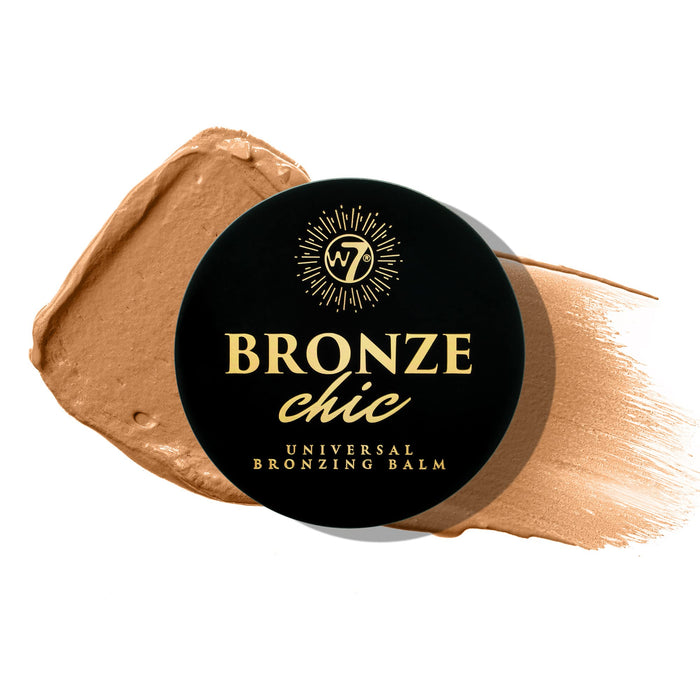W7 | Bronze Chic Universal Bronzing Balm | Bronzing Cream-Gel Matte Formula | Bronze, Contour And Makeup Base | Cruelty Free, Vegan Face Makeup