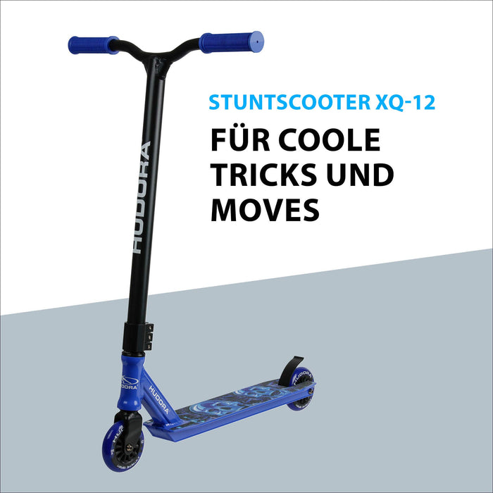 HUDORA Hudora_14025 StuntScooter XQ12, niebieski 14025 Freestyle hulajnoga
