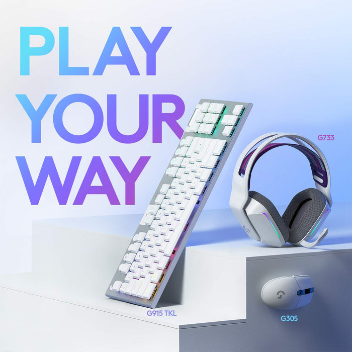 Logitech G305 Lightspeed Wireless Gaming Mouse, Technologia Łączności Bezprzewodowej Lightspeed Nowej Generacji Teraz Dostępna Dla Wszystkich Graczy, Pc/Mac/Chromebook - Biały ,910-005291
