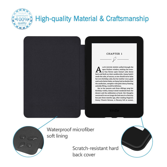 Huasiru Painting Case for All-New Kindle (10th Gen - 2019 Release only—Will not fit Kindle Paperwhite or Kindle Oasis), Black Dragon