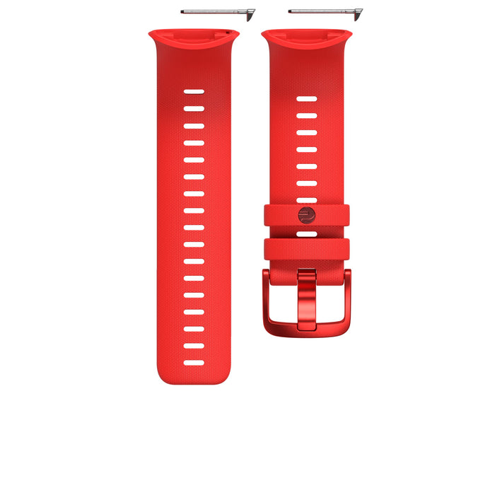 Silikonowy pasek Polar Vantage V2, S-L, czerwono-czarny