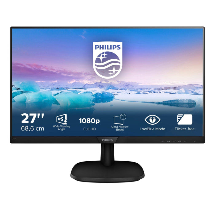 Philips Monitors, 273V7QJAB/00 27 Cali, Monitor, Czarny