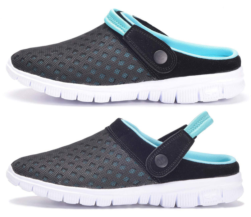 Unisex Clogs Kapcie Muffin dół Codzienne Drag Pantofle Lato Beach Buty Sandały dla kobiet i mężczyzn, niebieski, 39 EU