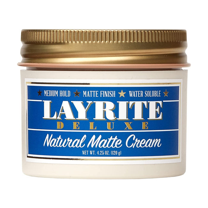 Layrite Natural Matte Creme 120 g | średnia przyczepność | rozpuszczalny w wodzie | matowe wykończenie