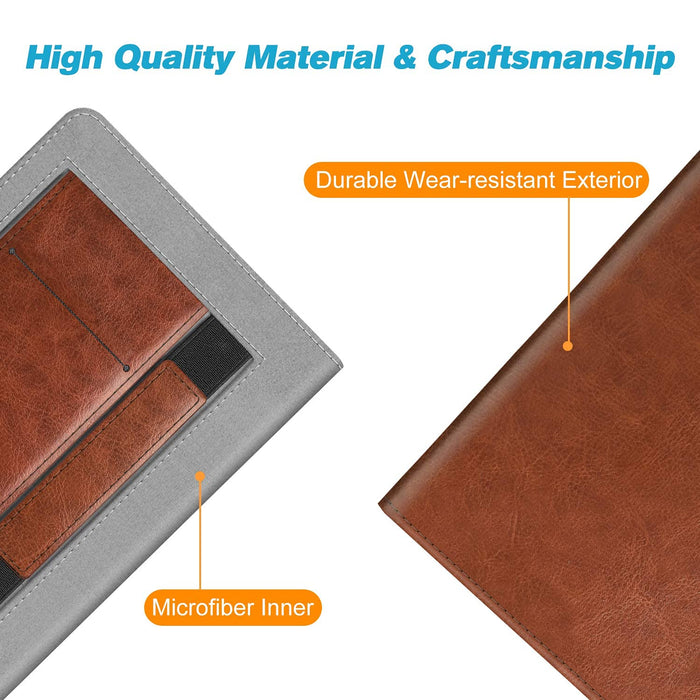 Fintie Etui kompatybilne z Kindle Paperwhite (10. generacji – 2018 / wszystkie generacje) – etui ochronne z przegródką na karty, szlufką na rękę i funkcją automatycznego uśpienia/budzenia w stylu vintage brązowe