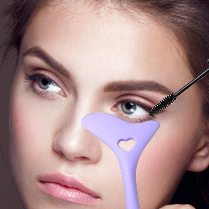 Aplikator do eyelinera,Wielokrotnego użytku silikonowy Eyeliner - Tusz do rzęs, pomoc w noszeniu szminki, aplikator kremu do twarzy, aplikator eyelinera Herommy