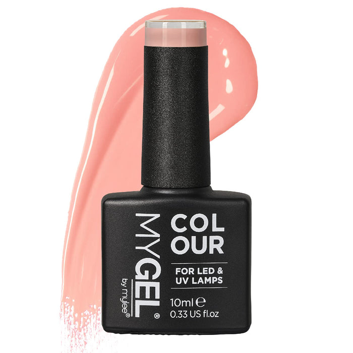 MyGel lakier do paznokci od MYLEE (10 ml) MG0077 - Peach Perfect UV/LED Nail Art manicure pedicure do profesjonalnego zastosowania w salonie i w domu - trwały i łatwy w użyciu