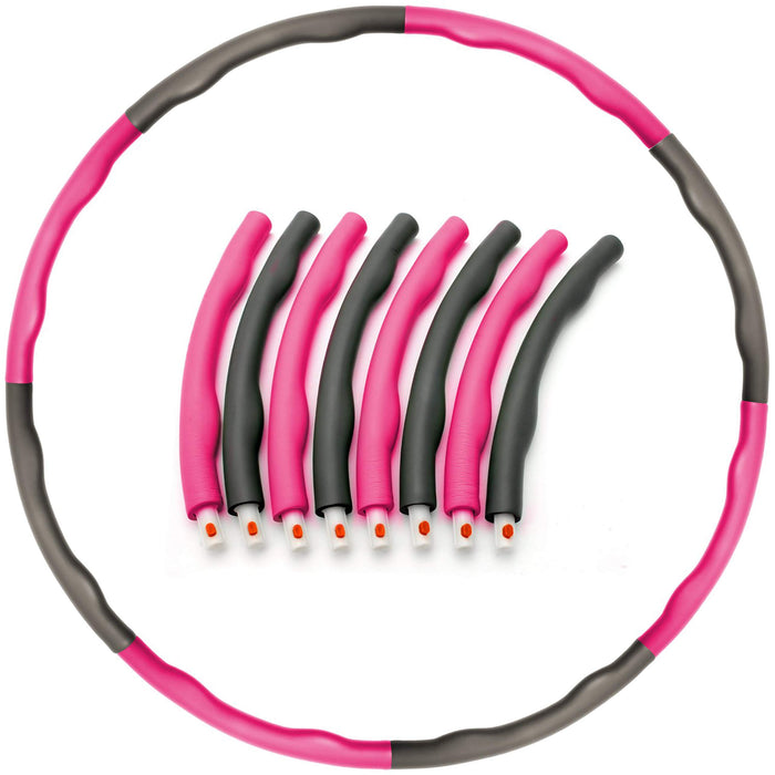 SourceDIY hula Hoop dorośli ważony fitness 100 cm trening gimnastyczny trening piankowy wyściełany pierścień wyszczuplający spalanie tłuszczu i kalorii do wzmocnienia rdzenia sprzętu domowego siłowni