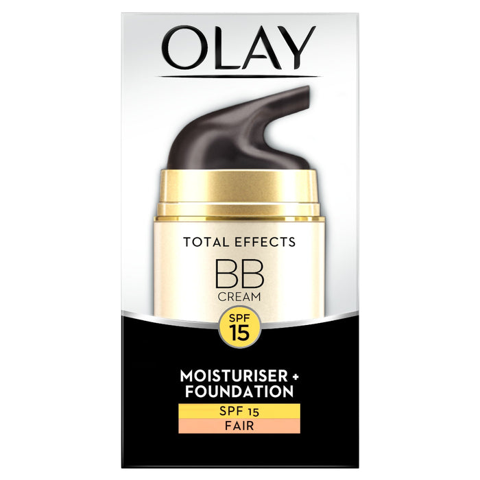 Olay 7 w 1, ogólne efekty BB krem nawilżający i podkład z SPF15, 50 ml, Fair