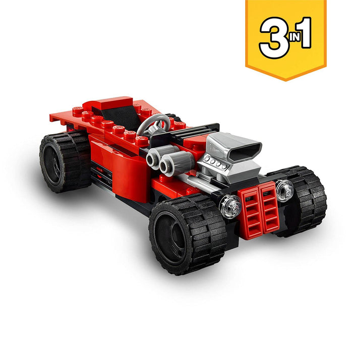 LEGO Creator 3 w 1 Samochód sportowy 31100 — zabawkowy zestaw konstrukcyjny (134 elementy)