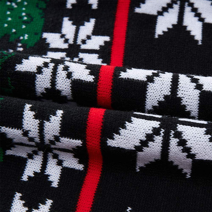 RAISEVERN Brzydki sweter bożonarodzeniowy, zabawny sweter na Boże Narodzenie, sweter z długim rękawem dla mężczyzn/kobiet