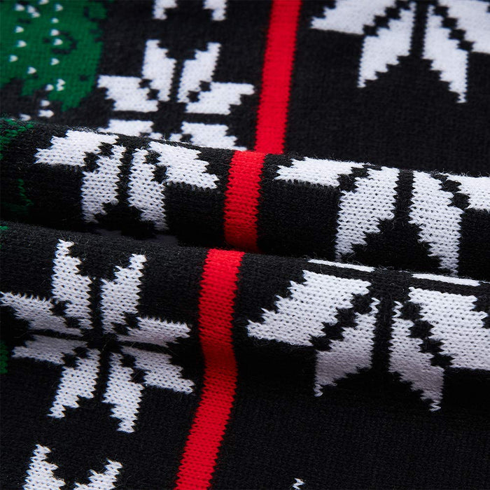 RAISEVERN Brzydki sweter bożonarodzeniowy, zabawny sweter na Boże Narodzenie, sweter z długim rękawem dla mężczyzn/kobiet