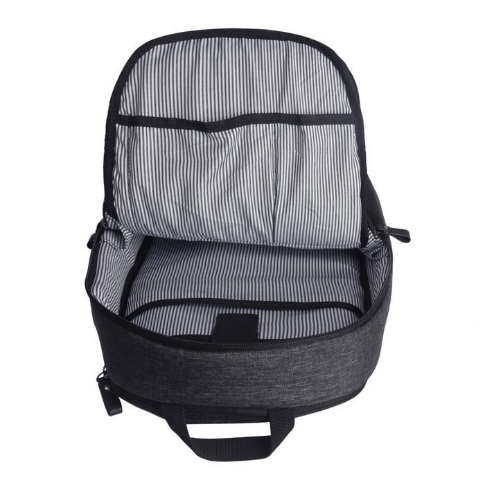 TOURBON Nylonowy klips na sakwy rowerowe plecak rowerowy torba na laptopa - czarny
