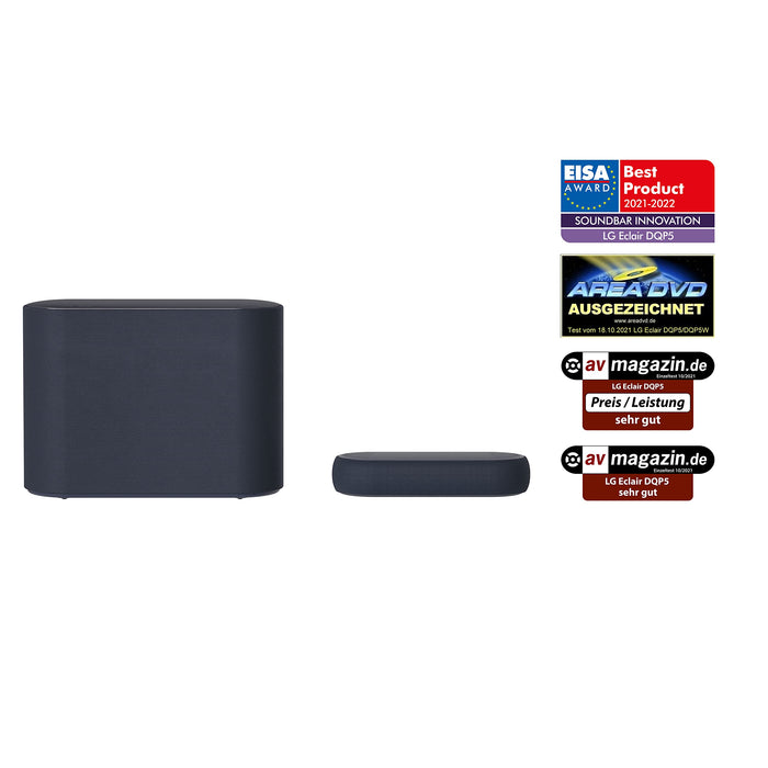 LG DQP5 Soundbar (320 W) z technologią Meridian (Dolby Atmos, HDMI, Bluetooth) [rok 2021]