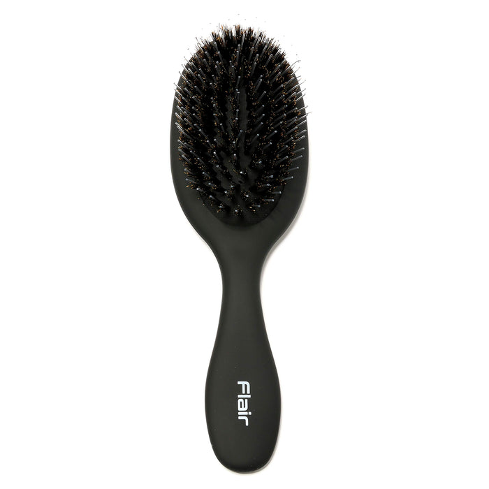 Flair Brush Średnie włosie/nylonowa szczotka do włosów z dzika z miękkim uchwytem