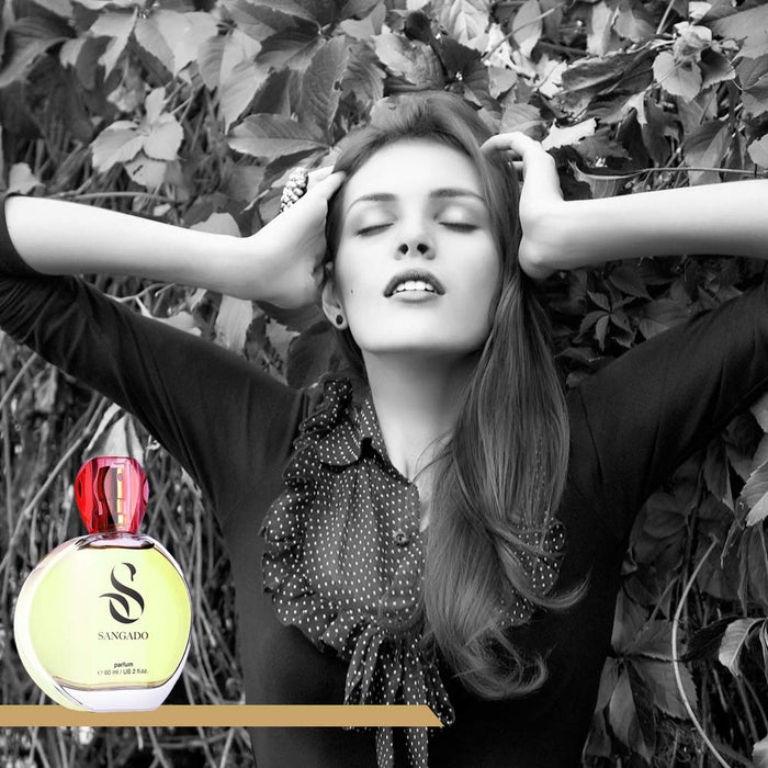 SANGADO Tobacco and Vanilla Perfume for Women, 8-10 hours long-Lasting, Luxury smelling, Oriental Spicy, Fine French Essences, Extra-Concentrated (Parfum), Refined, Ideal Gift for Women, 60 ml
