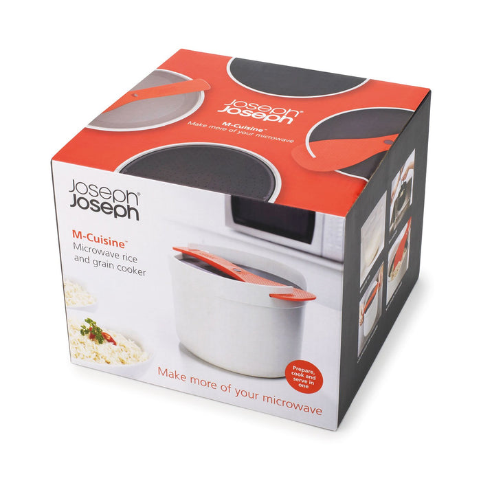Joseph Joseph 45002 M-Cuisine kuchenka mikrofalowa ziarno, plastik, pomarańczowy/beżowy