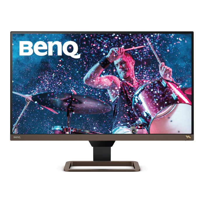 BenQ EW2780U monitor rozrywkowy 4K HDRi, IPS, 99% sRGB, łączność USB C i ładowanie, wbudowane głośniki, pielęgnacja oczu