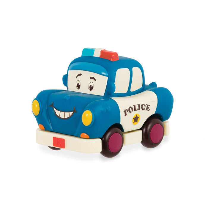 B. toys miękkie zabawki do wyciągania i opuszczania – samochód policyjny, kamper, ciężarówka, zabawka motoryczna dla dzieci od 1 roku (3 sztuki)