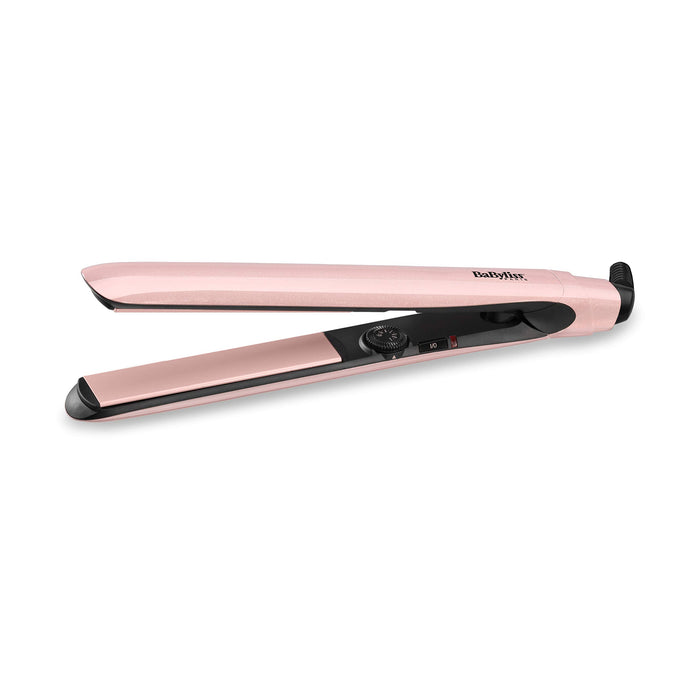 BaByliss Rose Blush 235 Prostownica do włosów z długimi płytkami pokrytymi powłoką tytanowo-ceramiczną 2498PRE