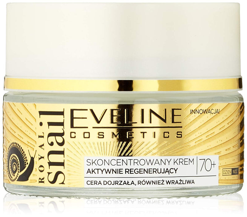 Eveline Cosmetics Royal Snail Activating Regenerating Day / krem na noc 70 +, 50 ml