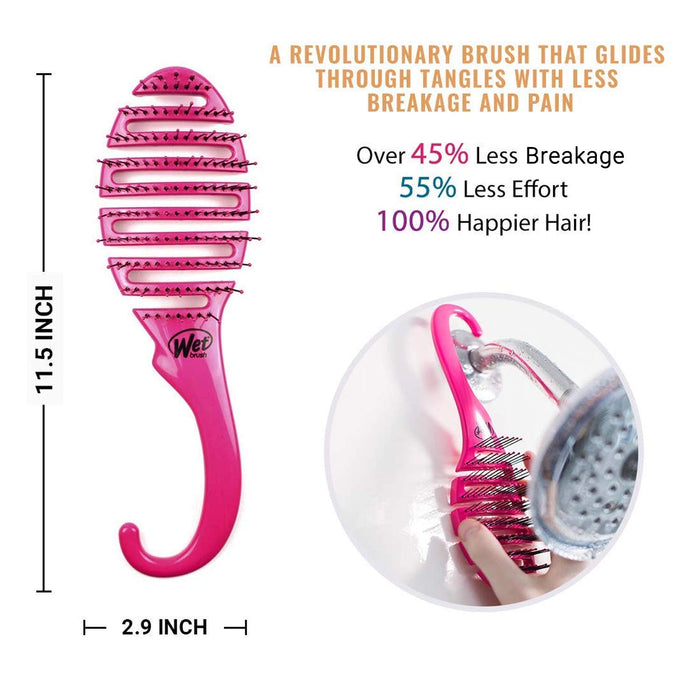Wetbrush Rozczesujący prysznic, różowy