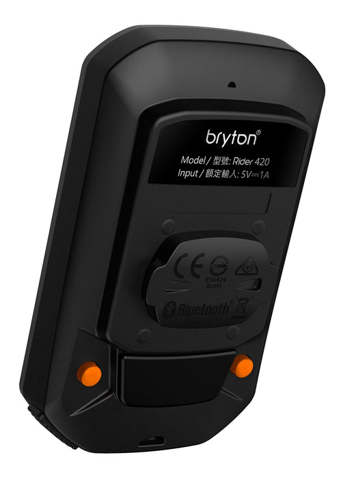 Unbekannt Bryton 420t kierowca z częstotliwością pedałowania i pasem tętna, czarny, 83,9 x 49,9 x 16,9