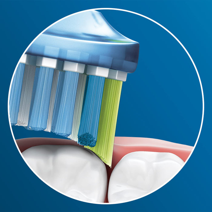 Nasza najgłębiej czyszcząca główka szczoteczki Nawet 10-krotnie skuteczniejsze usuwanie płytki nazębnej* dla lepszych wyników Czystość zębów, która dorównuje jedynie urokowi Twojego uśmiechu. C3 Premium Plaque Defence dostosowuje się do kształtu zębów i d