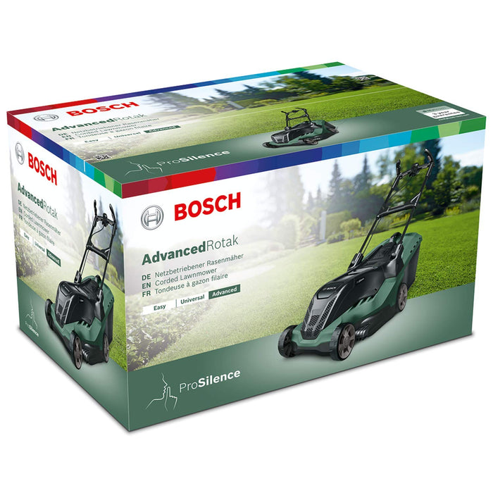 Bosch 0.600.8B9.307 Kosiarka Advanced Rotak 770, 1800 W, Zielony/Czarny, Szerokość Cięcia 46cm, 1 Sztuka