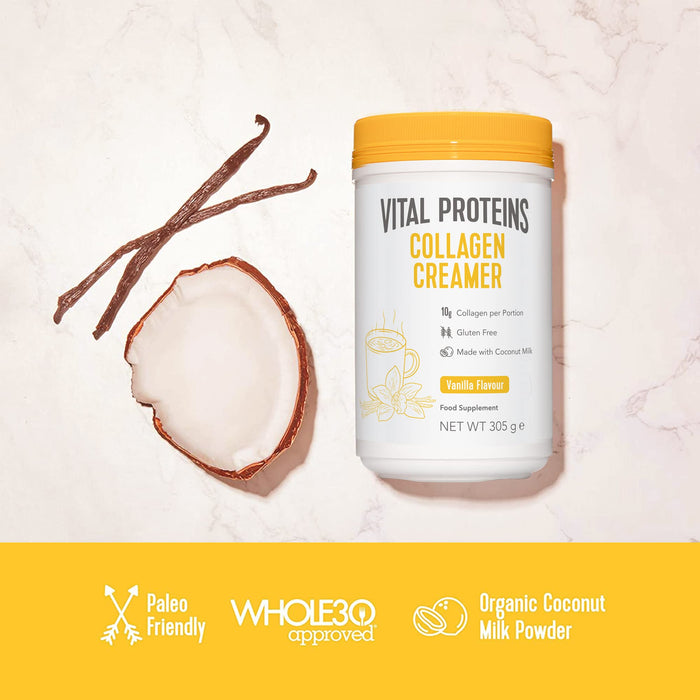 Krem do kawy bez nabiału z keto - Vital Proteins Krem kolagenowy (Vanilla)