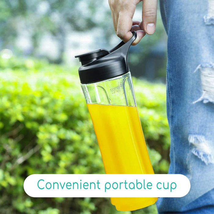 Aigostar Baron - Blender smoothie 2 w 1, ze stali nierdzewnej, bez BPA, 350 W. 1 l słoik i butelka 600 ml z Tritanu. Smoothie Mixer owoców, koktajle mleczne, 2 stopnie prędkości i funkcja P