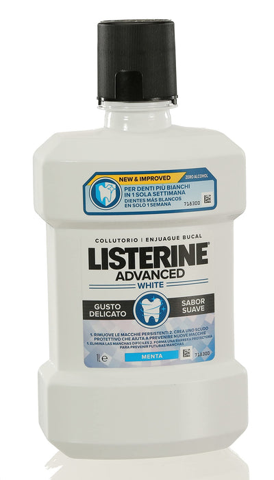 Listerine ‎87987 Środek do Płukania Ust, 1 l, Przezroczysty
