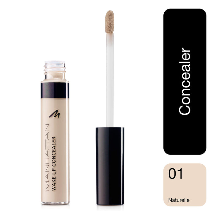 Manhattan Korektor Wake Up Concealer Płynny Korektor do Zakrywania Cieni i Zaczerwienień, 1 x 7 ml