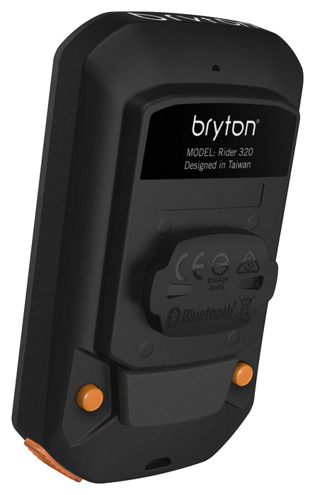 Bryton Rider 320E komputer GPS dla dorosłych, uniseks, czarny