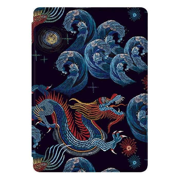 Huasiru Painting Case for All-New Kindle (10th Gen - 2019 Release only—Will not fit Kindle Paperwhite or Kindle Oasis), Black Dragon