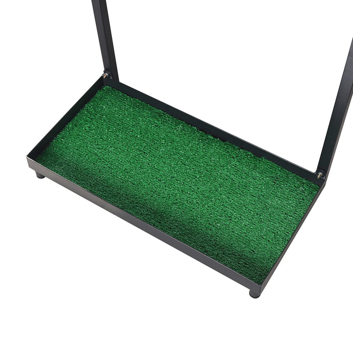 Regał magazynowy na kije golfowe, 9 otworów, organizer na kije golfowe, stojak na regały, 27,56 x 10,83 x 40 cm, stojak na kije golfowe, stojak z metalu, do użytku na zewnątrz i wewnątrz