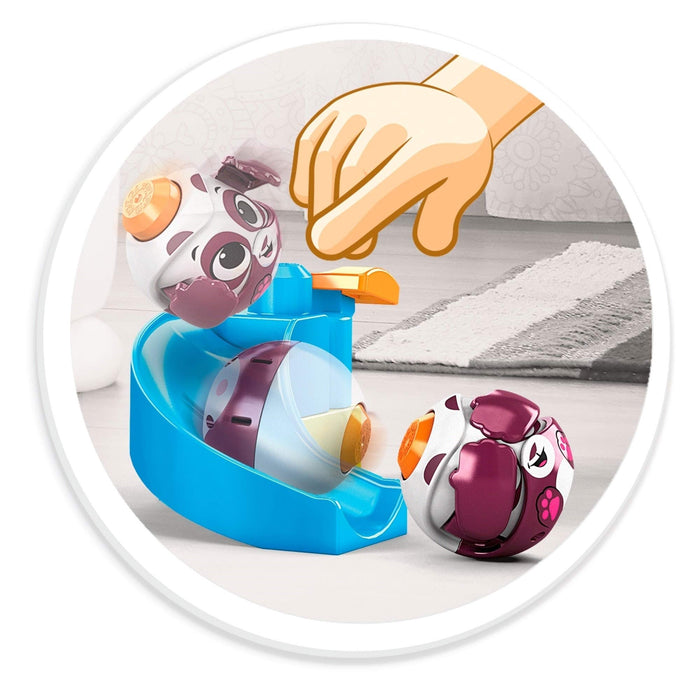 Mega, Mega Bloks Klocki A Kuku Zjeżdżalnia + Panda GKX68