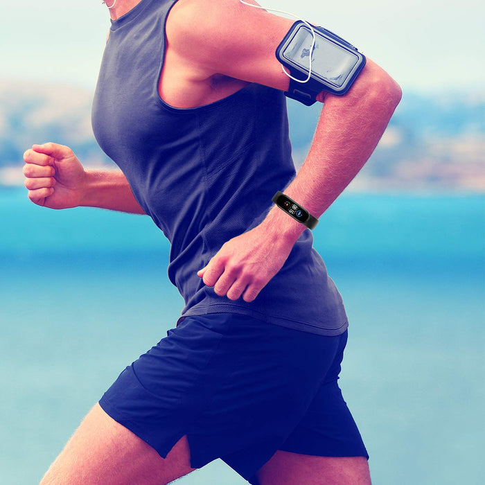 MAKACTUA Bransoletka kompatybilna z Xiaomi Mi Band 5, damska, męska, silikonowa, zastępcza bransoletka fitness