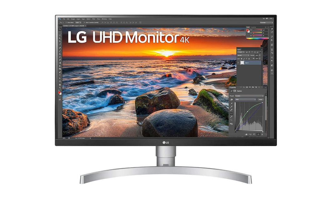 LG 27UN83A Monitor UHD 4K IPS o przekątnej 68,58 cm (27”) 2020 biały